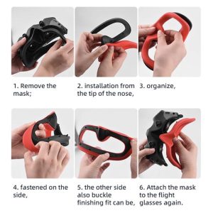 Cojín facial de silicona para auriculares DJI Goggles 2 (dron DJI Avata) - Imagen 3