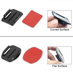 GoPro HERO 11 10 9 1 Flacher, bogenförmiger Aufkleber für Action-Kameras