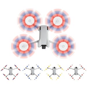 4 hélices de colores de doble cara 6030F para drone DJI Mini 3