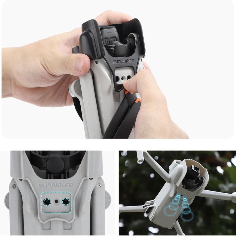 Parasol Cubierta Antirreflejos Cámara Gimbal para DJI Mini 3 drone - Imagen 3