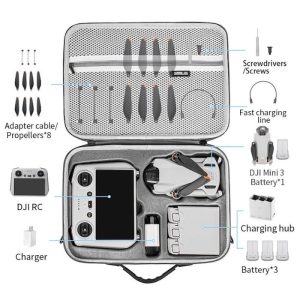 Sac Bandouliere Rangement Transport Waterproof Polyurethane drone DJI Mini 3 2