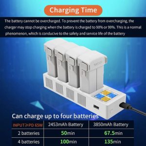 DJI Mini 3 Mini 3 Pro 3 4-in-1 Smart Charge Hub