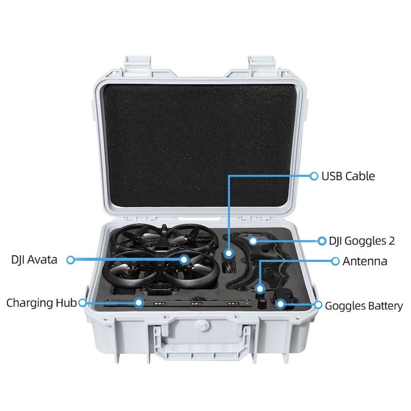 Funda rígida a prueba de explosiones con correa para el hombro para DJI Avata Drone - Imagen 4
