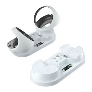 Alternative view of Ladestation mit beleuchteter Anzeige für VR-Headset Controller PlayStation VR2