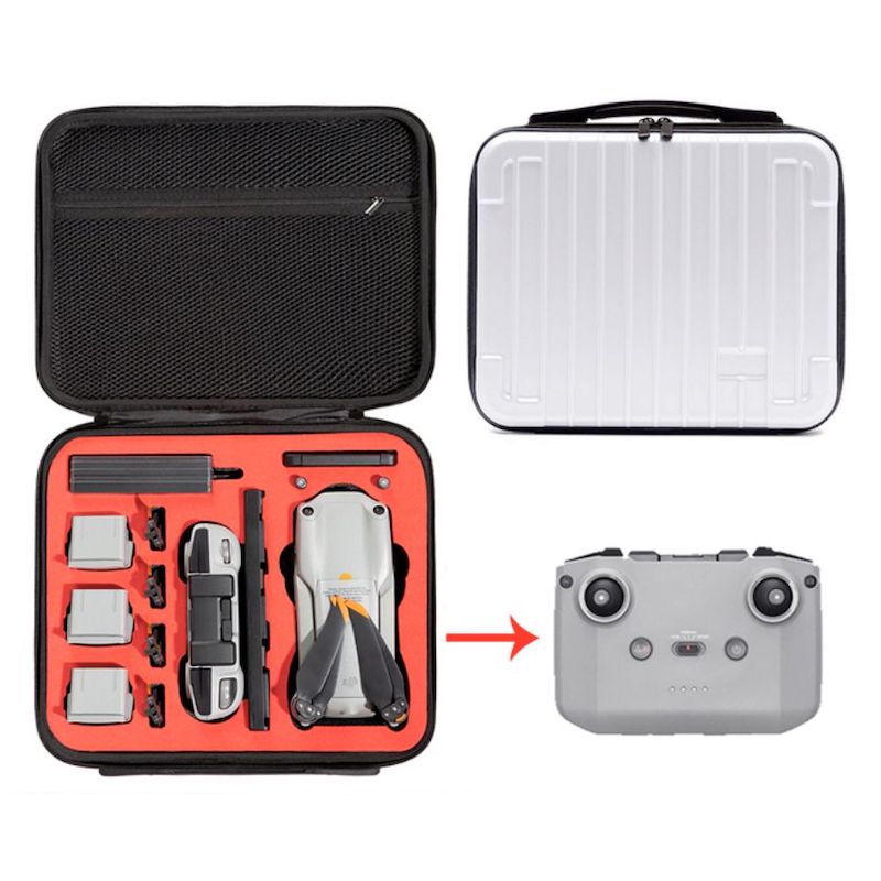 Custodia rigida per il trasporto del drone DJI Air 2/2S + telecomando DJI RC-N1 - immagine 7