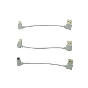 Confezione da 3 cavi dati originali Micro-USB Type-C iOS per UAV FIMI X8 SE 2020 / 2022 / 2022 V2