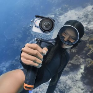 Funda para cámara de acción de buceo Insta360 GO 3 2 resistente al agua 60M