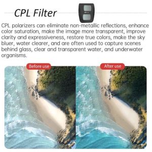 Alternative view of JSR Lens Filters (UV CPL ND ND-PL) for DJI Air 3 drone