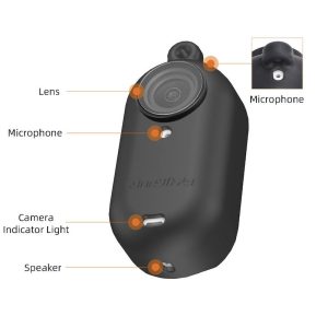 Funda de silicona con correa para el cuello para la cámara de acción Insta360 GO 3 - Imagen 5