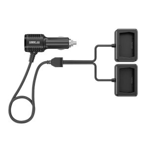 Car Charger Cigar Lighter 2 Batteries Remote Control Drone DJI Air 3 1