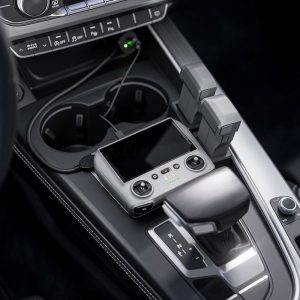 Car Charger Cigar Lighter 2 Batteries Remote Control Drone DJI Air 3 2
