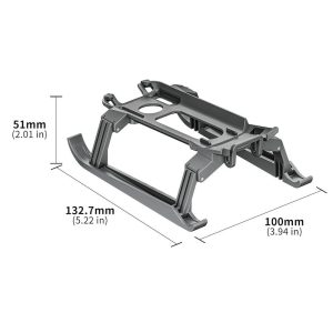 Booster del carrello di atterraggio pieghevole da 20 mm per droni DJI Air 3 / 3S - immagine 4