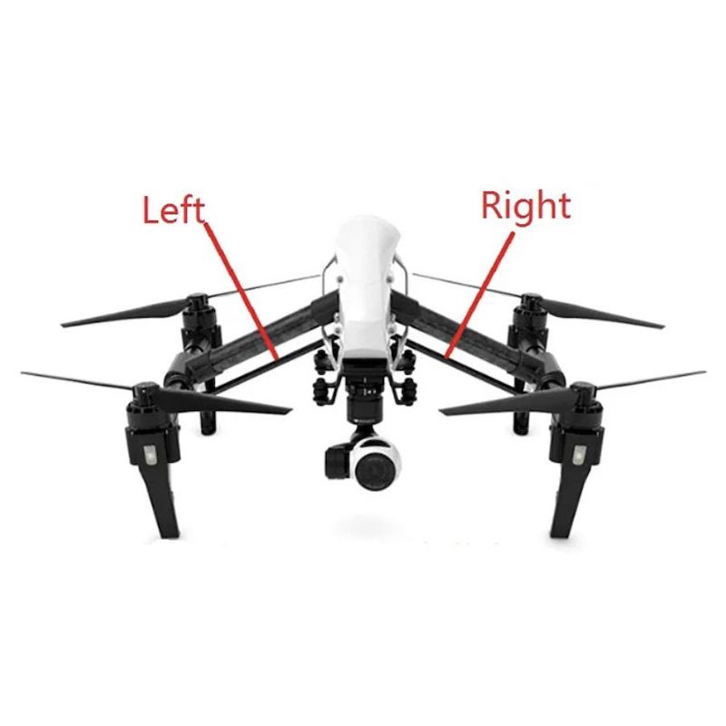 Braccio ausiliario sinistro/destro originale con viti per il drone DJI Inspire 1 - immagine 4