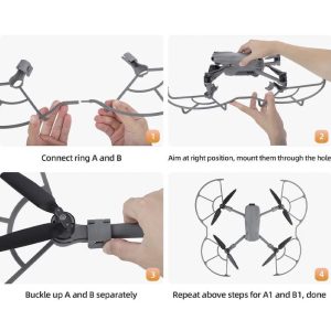 Sunnylife DJI Air 3 5 drone Anticolisión Hélice Marcos de Protección