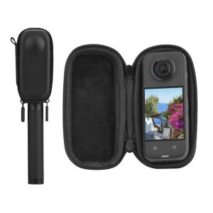 Mini custodia in PU e pelle scamosciata per la videocamera Insta360 X3 / X2