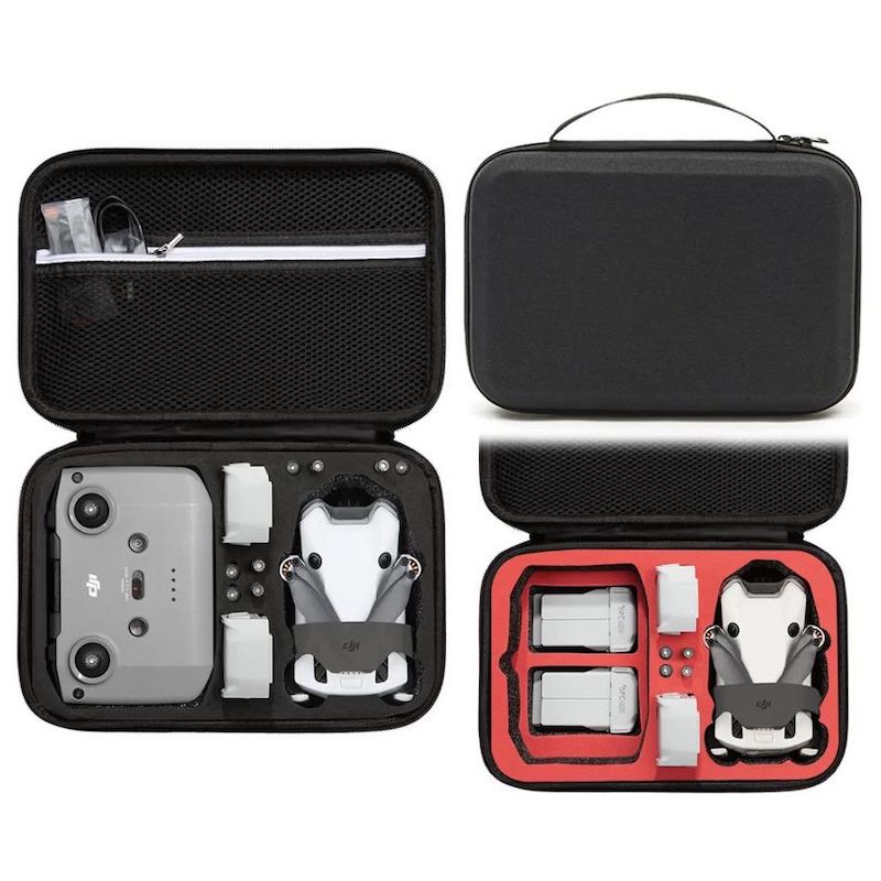 Storage bag for DJI Mini 4 Pro drone + DJI RC-N2 remote control + 4 Batteries