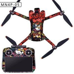 Autocollant Pellicola adesiva di protezione impermeabile in PVC drone DJI Mini 4 Pro DJI RC 2 graffiti 2