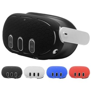 Coque Protectrice Silicone Anti Rayures Honeycomb Casque VR Meta Quest 3 1