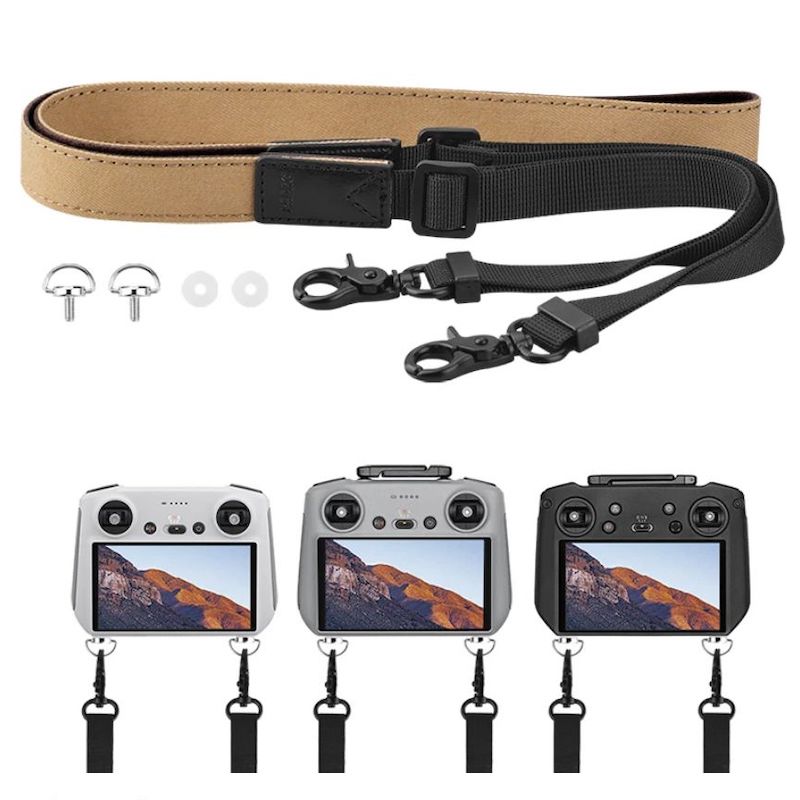 Sangle Cou Denim Microfibre Reglable Radiocommandes DJI RC RC 2 RC Pro 1
