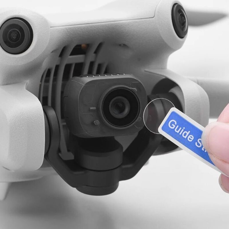 Set of 2 Camera Lens Protective Films for DJI Mini 4 Pro drone - Image 2