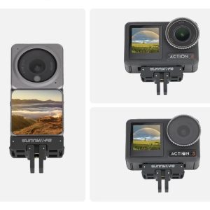 Sunnylife Adaptador magnético DJI Osmo Action 2 3 4 3