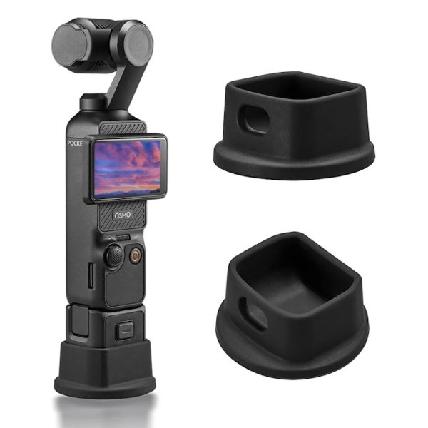 Coque Silicone Pour DJI Osmo 360 – Protection Souple Anti-chocs, Noir, Accès Aux Boutons, Facile à Installer