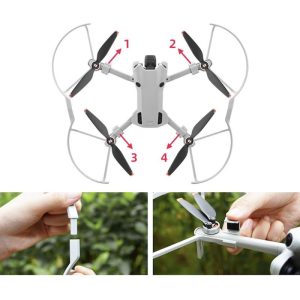 Cadres Protections Helices Ultra Legers drone DJI Mini 4 Pro 3