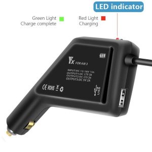 Cargador de coche Encendedor 3 en 1 Drone DJI Air 3 4