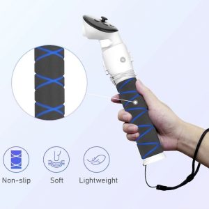 Alternative view of Handle extensions for Meta Quest 3 VR headset controllers