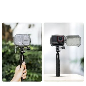 ASHATA Custodia Rigida Impermeabile Per Fotocamera Insta360 Ace / Ace Pro – Borsa Da Trasporto Con Vassoio Interno E Cinghia
