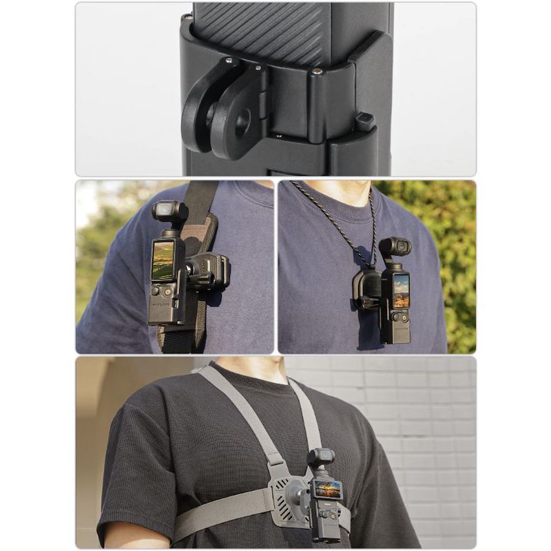Sunnylife Supporto multifunzione doppio pieghevole per DJI Osmo Pocket 3 - immagine 2