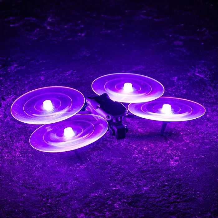 4 cascos LED intermitentes para drones DJI Mini 3 3 Pro 4 Pro Air 3 1