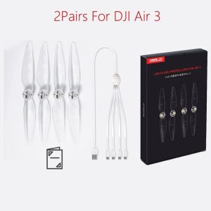 4 hélices LED intermitentes para drones DJI Mini 3 3 Pro 4 Pro Air 3 5
