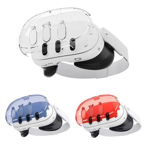 Cache Protection Anti rayures Transparent Casque VR Meta Quest 3 1