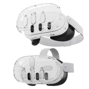 Cache Protection Anti rayures Transparent Casque VR Meta Quest 3 4