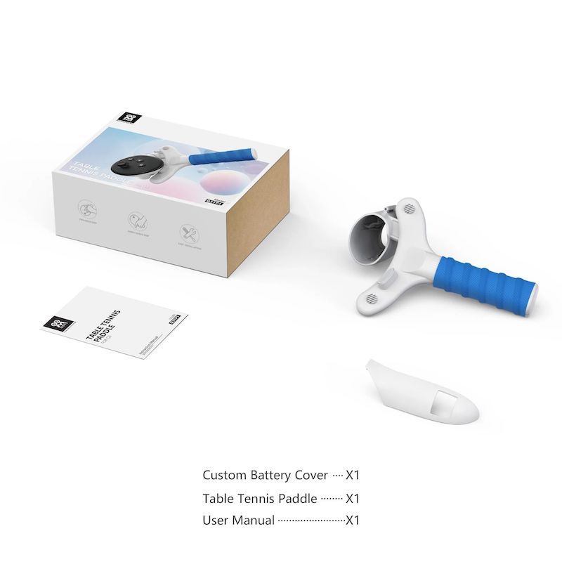 Raquette Tennis Table Controleur Casque VR Meta Quest 3 4