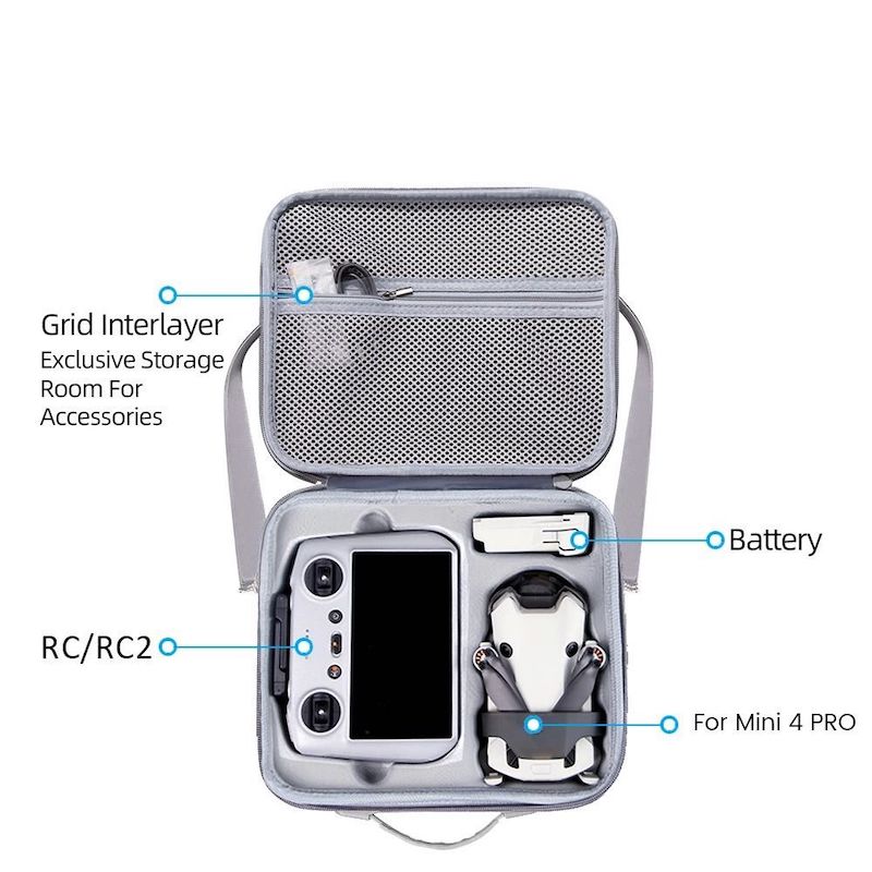 Bolsa Transporte Bandouliere drone DJI Mini 4 Pro RC 2 RC N2 2