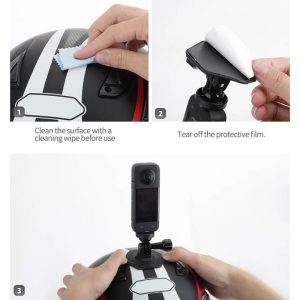 Universal Flexible Adhesive Bracket for GoPro Insta360 Action Cameras DJI Osmo Action 6