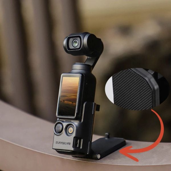 AuyKoo Quick Release Klem Mount Fiets/Motorfiets Mount voor DJI Osmo 360/Action 5 Pro/4/3/Pocket 3 | Magnetische Dual-Lock Clips | 360° Draaibare Balhoofd | Past op 9-38 mm stuur