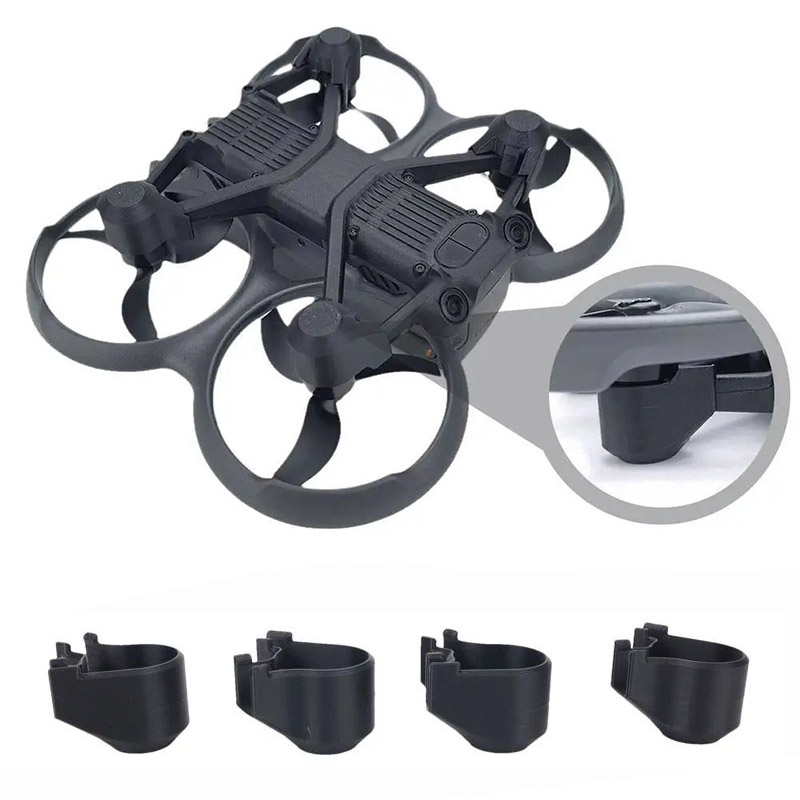 4 Protections Train D'atterrissage Pour DJI Avata 2 - Anti-usure, Hausse De 5 Mm