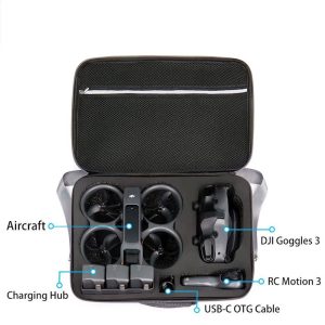 Bolsa de transporte con correa para el hombro para drones DJI Avata 2 4