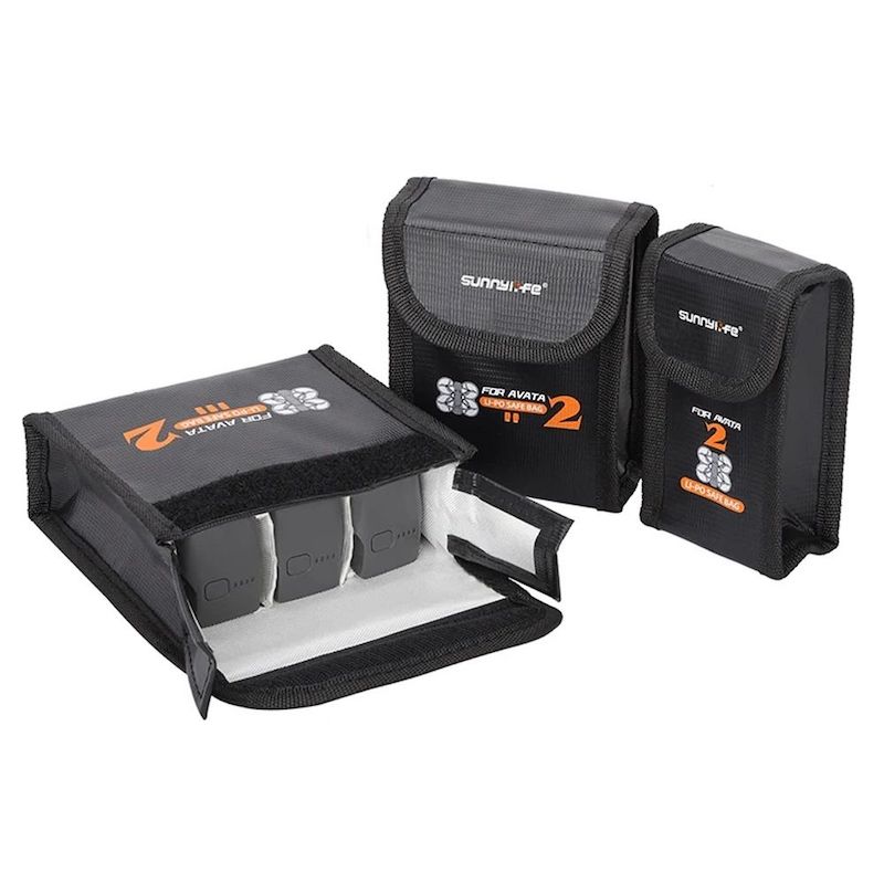 Explosion-proof storage pouches for Drone DJI Avata 2 batteries