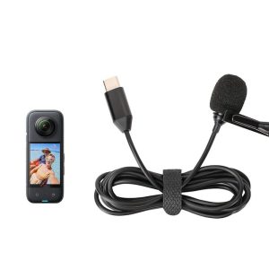 Microphone Lavalier Type C Camera Insta360 X4 1