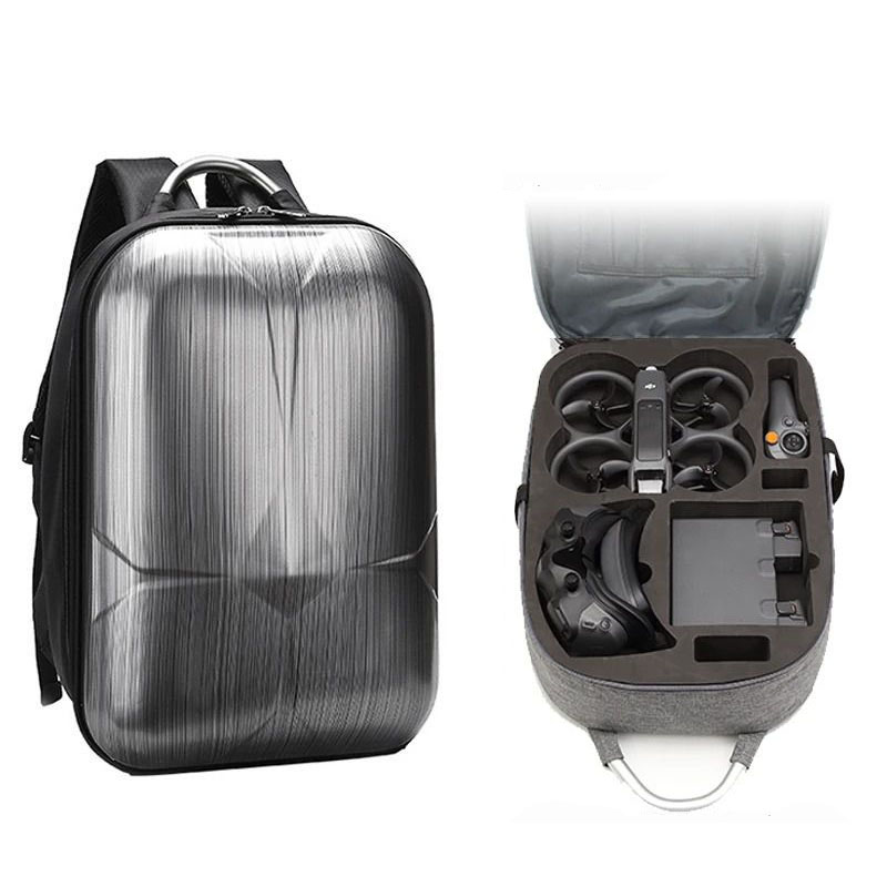 Sac a Dos Coque Rigide Silver Steel drone DJI Avata 2 1