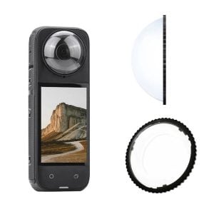 2 protectores de cristal óptico para el objetivo de la cámara Insta360 X4 1