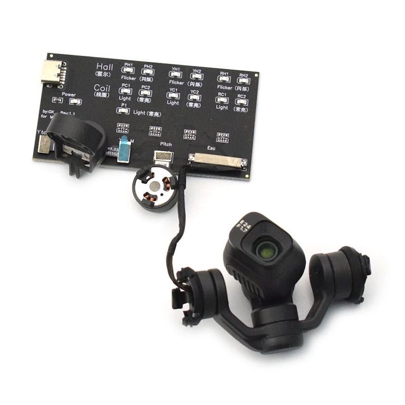 carte test verification moteurs nacelle drones dji mini 3 mini 3 pro mini 4 pro 3