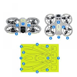 Stickers Fluorescent Night Flight drone DJI Neo 4