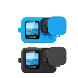 Kit De Protection Pour GoPro Hero13 - étui En Silicone, Film Trempé écran/objectif, Corde Et Kit De Nettoyage