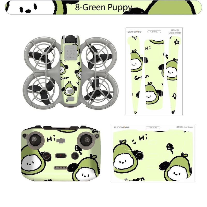 autocollants stickers decoratifs protecteurs drone dji neo 10