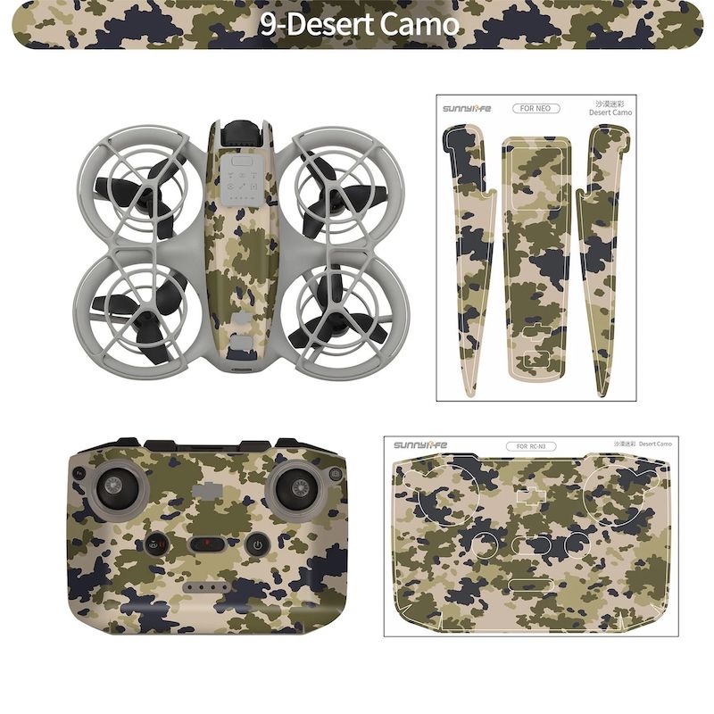 autocollants stickers decoratifs protecteurs drone dji neo 11